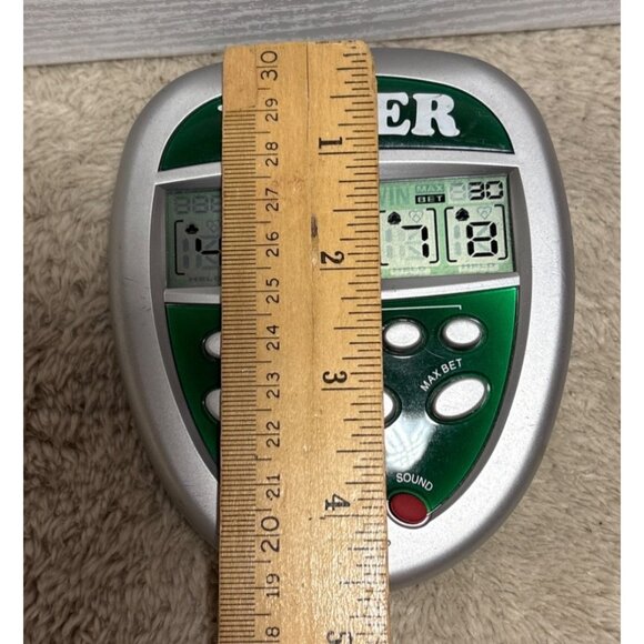 Handheld Wasaki Casino Poker Game Model #6018244 Battery Operated Tested - Picture 3 of 4